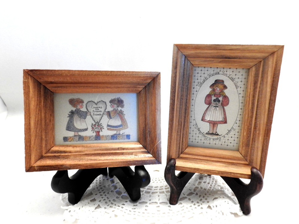 2 small Country Rustic Decor Pictures Thank Heaven for Girls &  Cousins Friends