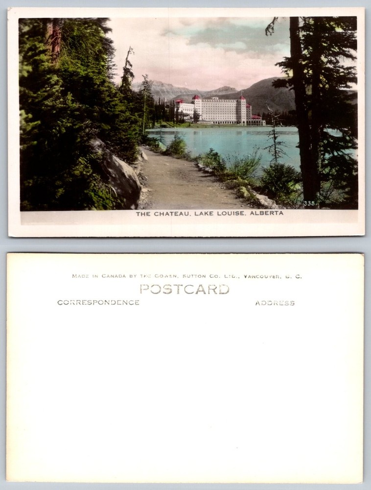 Vintage Postcard The Chateau Lake Louise Alberta Canada Gowen Sutton