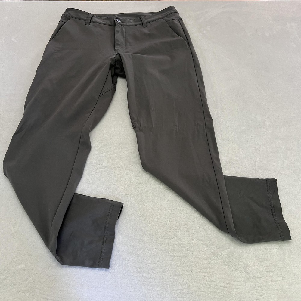 BYLT Everyday Pant 2.0 Pants Mens Large Gray Stretch Chino Travel Casual