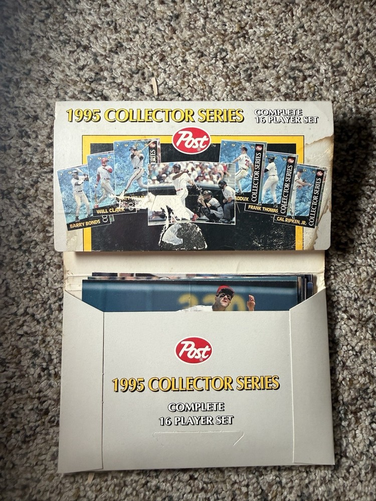 1995 Post COLLECTORS SERIES MLB Baseball Complete 16 Player Card Set