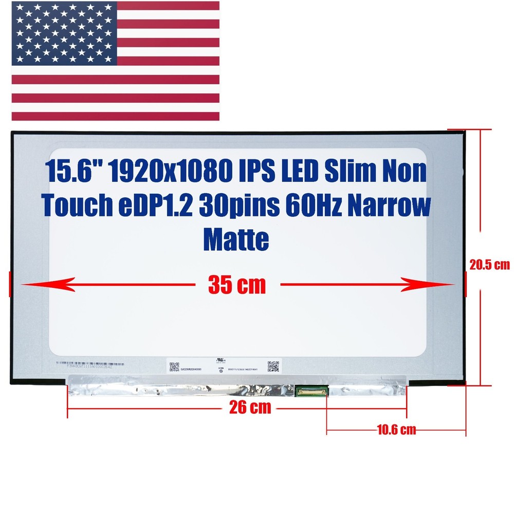 New Laptop Screen IdeaPad 3 15ADA6 - Model/Type : 82KR 82TT00N2AU 82TT00N1AU IPS