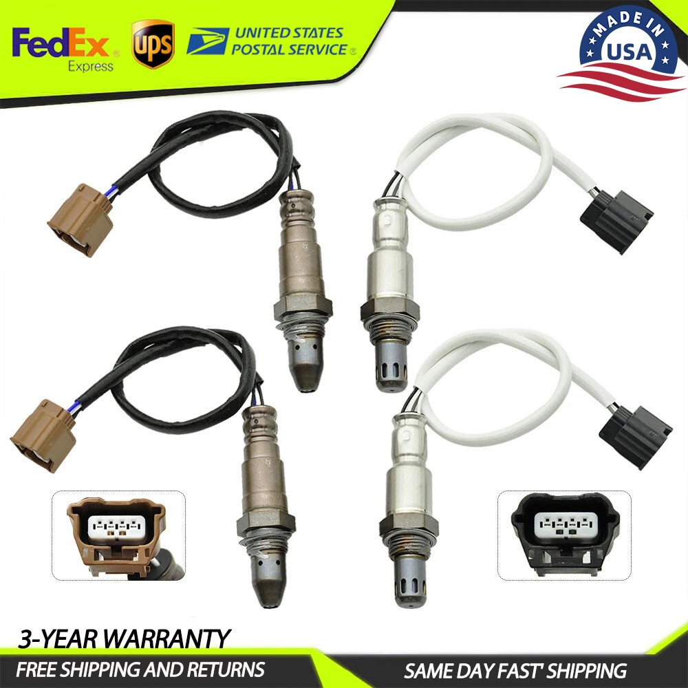 4pcs Up+Downstream Oxygen O2 Sensor Fit Nissan Pathfinder 3.5L 2013-2014