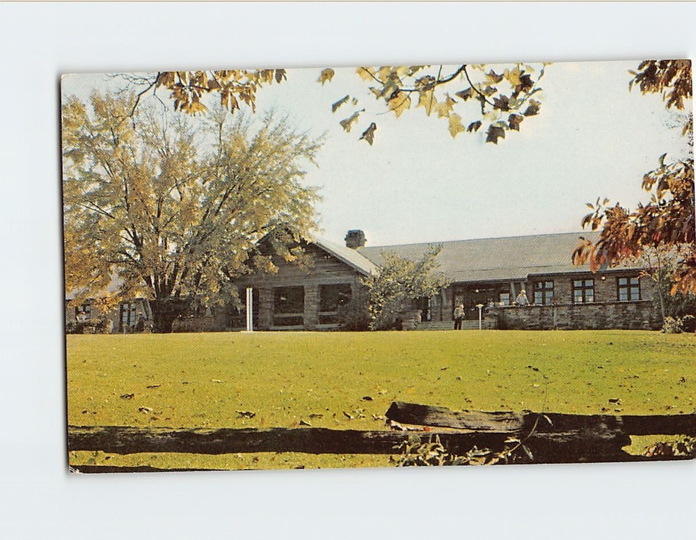 Postcard Abe Martin Lodge Scenic Brown County State Park Nashville Indiana USA