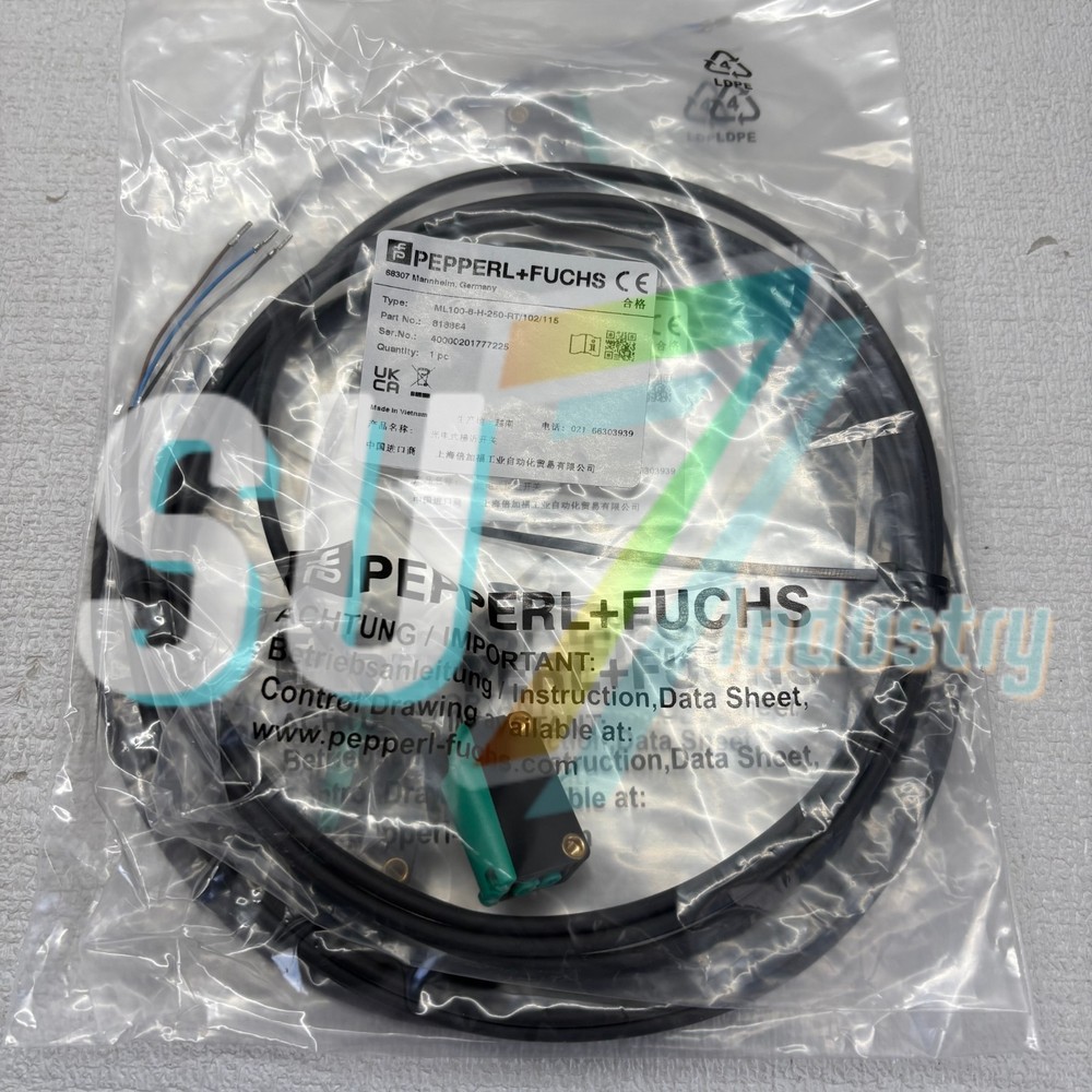 PEPPERL+FUCHS ML100-8-H-250-RT/102/115 Photoelectric sensor #1pcs New In Box