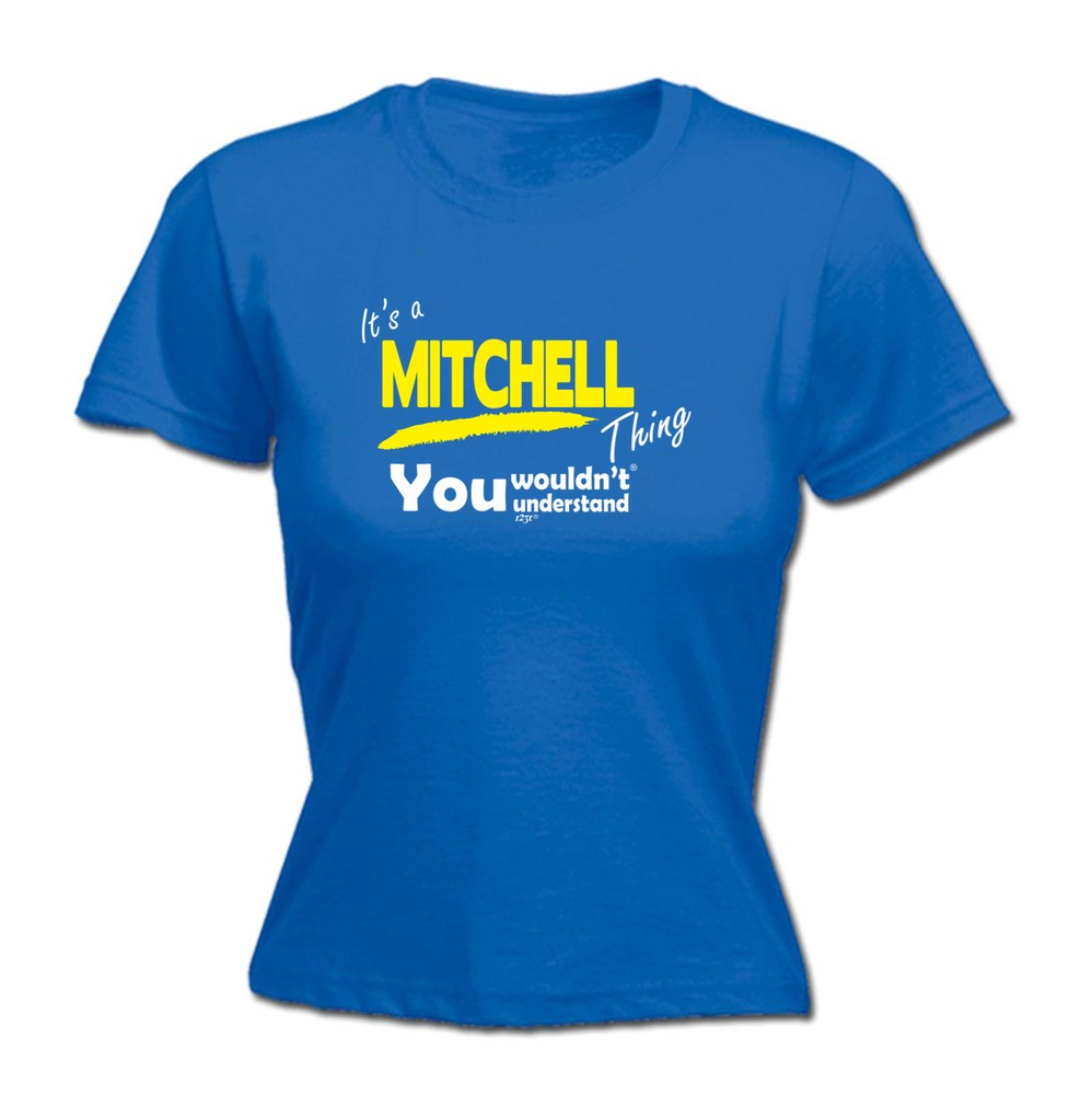 Mitchell V1 Surname Thing - Womens T Shirt Funny T-Shirt Novelty gift tshirt