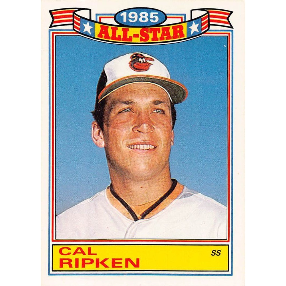 1986 Topps #5b Cal Ripken Glossy All-Stars