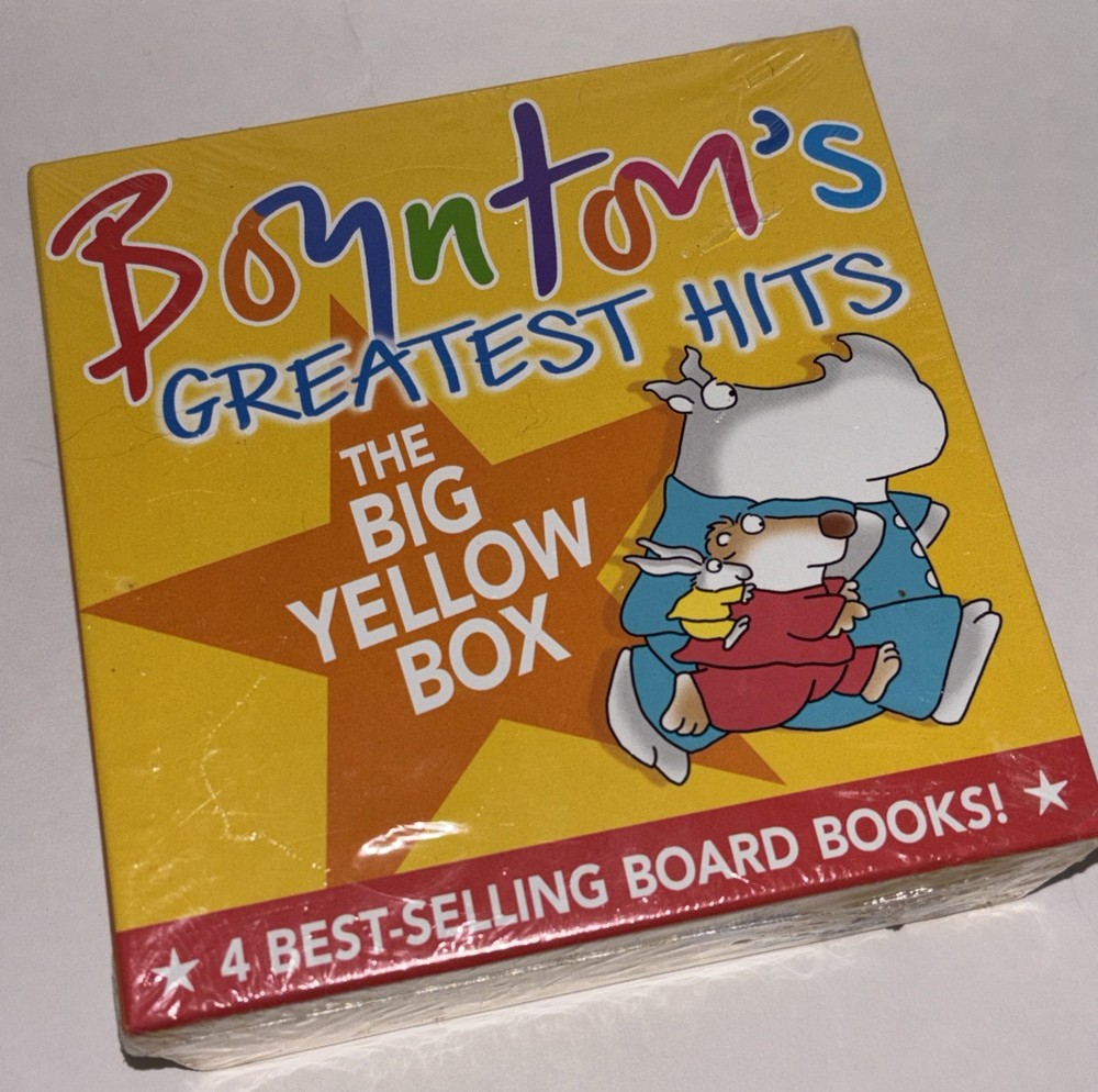 Boynton's Greatest Hits The Big Yellow Box_SEALED_Set of 4 Books_Made In America