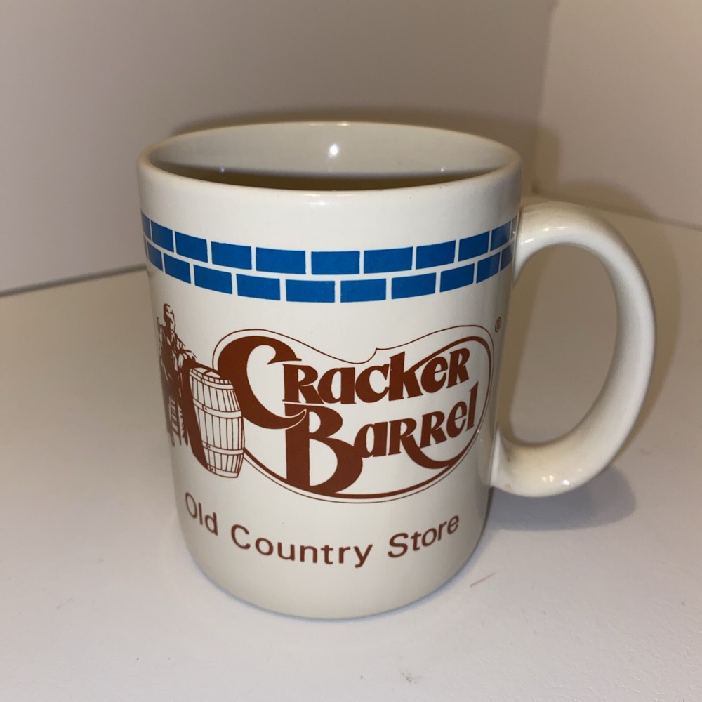 Vintage Cracker Barrel Old Country Store Coffee Mug Country Heart of America