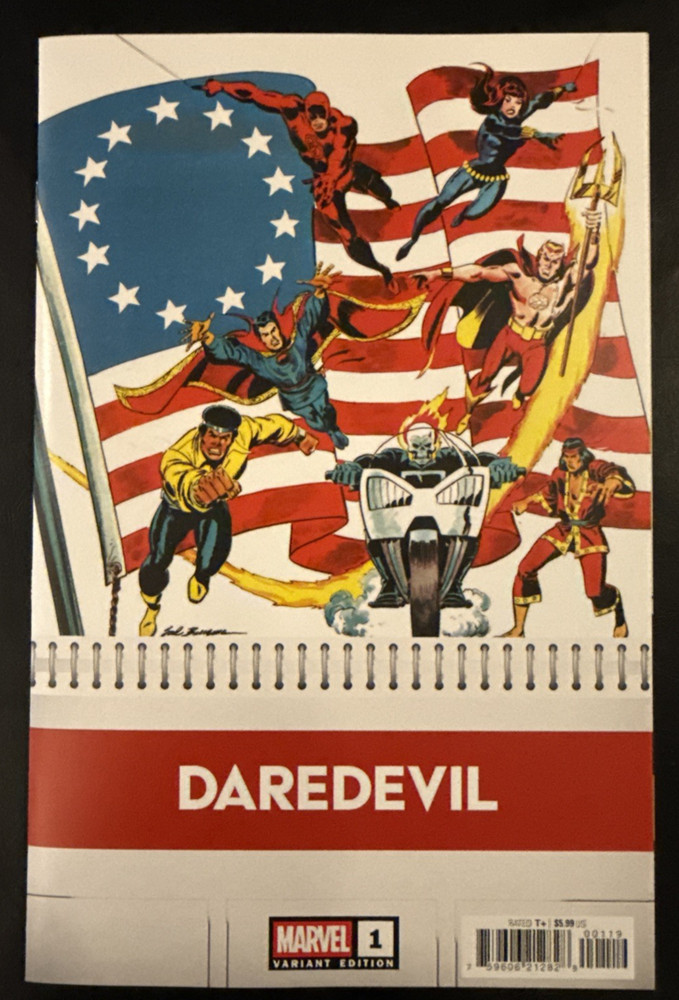 Daredevil #1 - Sal Buscema 1:50 INCENTIVE Bicentennial Hidden Gem • NM/M