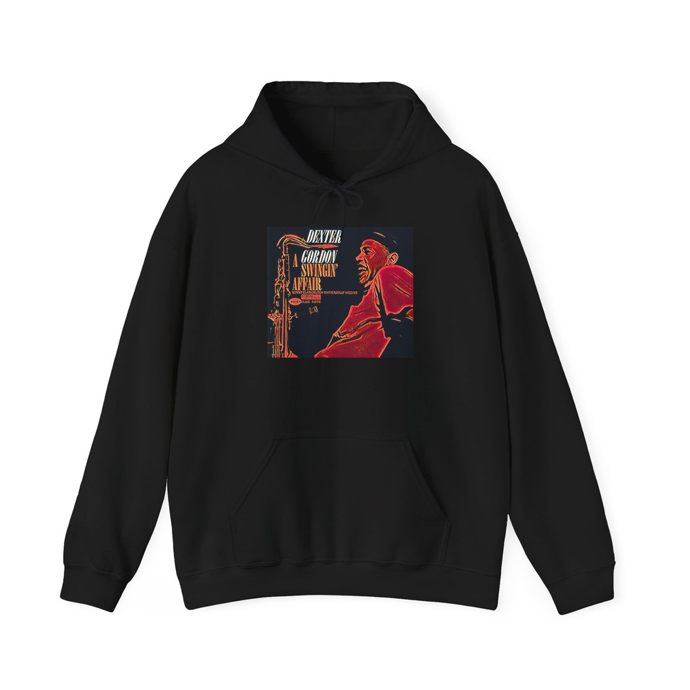 Dexter Gordon Graphic Print Jazz Art LS Unisex Heavy Blend Hooded Sweatshirt NEW