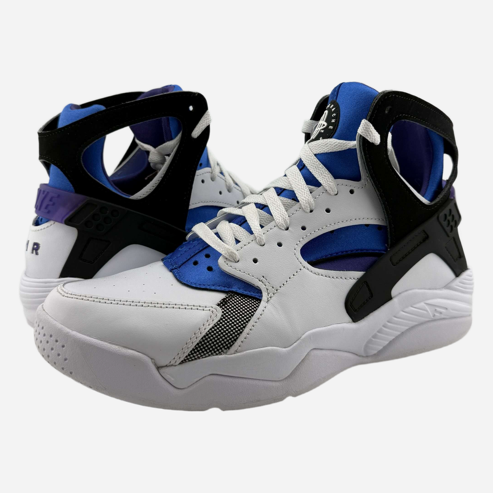 Nike Air Flight Huarache OG White Varsity Purple 9.5 Used OG Box
