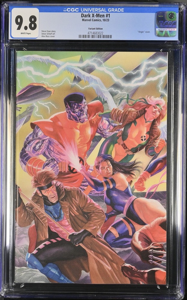 Dark X-Men 1 CGC 9.8 Alex Ross Virgin Variant