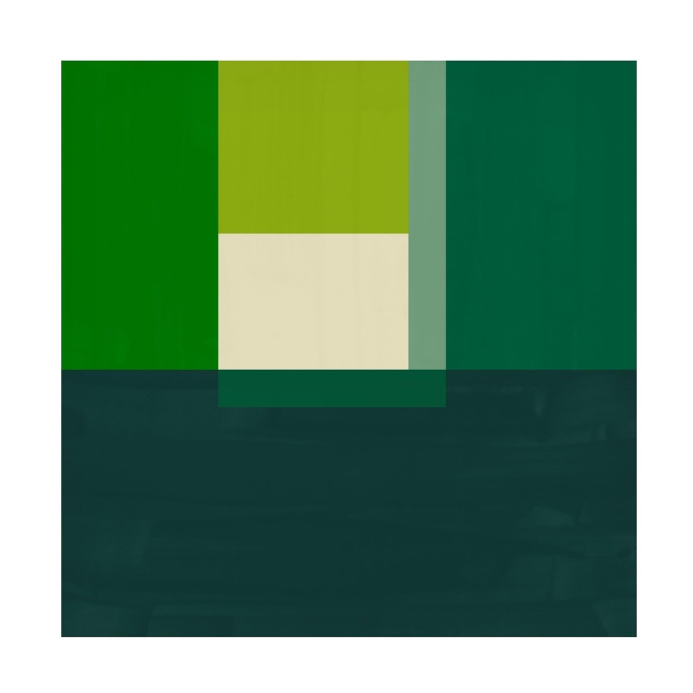 Canvas Wall Art - June Erica Vess 'Emerald Centerpoint IV' Wall Art for Livin...
