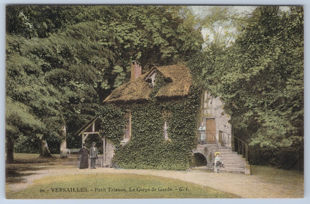 France Versailles Trianon Marie Antoinette Hamlet Guard House Postcard