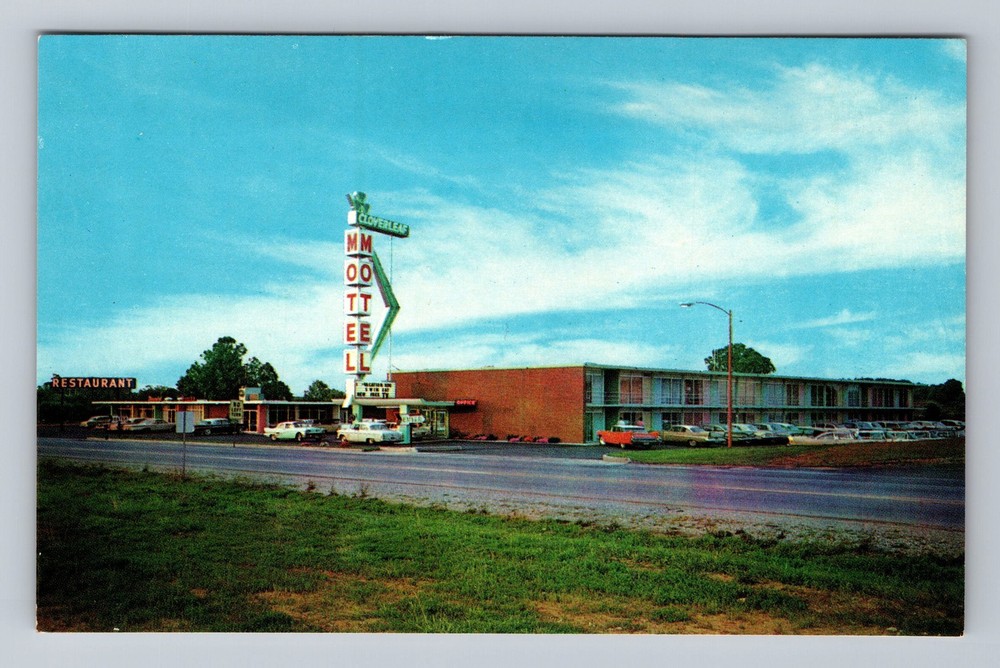 Elizabethtown KY-Kentucky Routt's Cloverleaf Motel Vintage Postcard