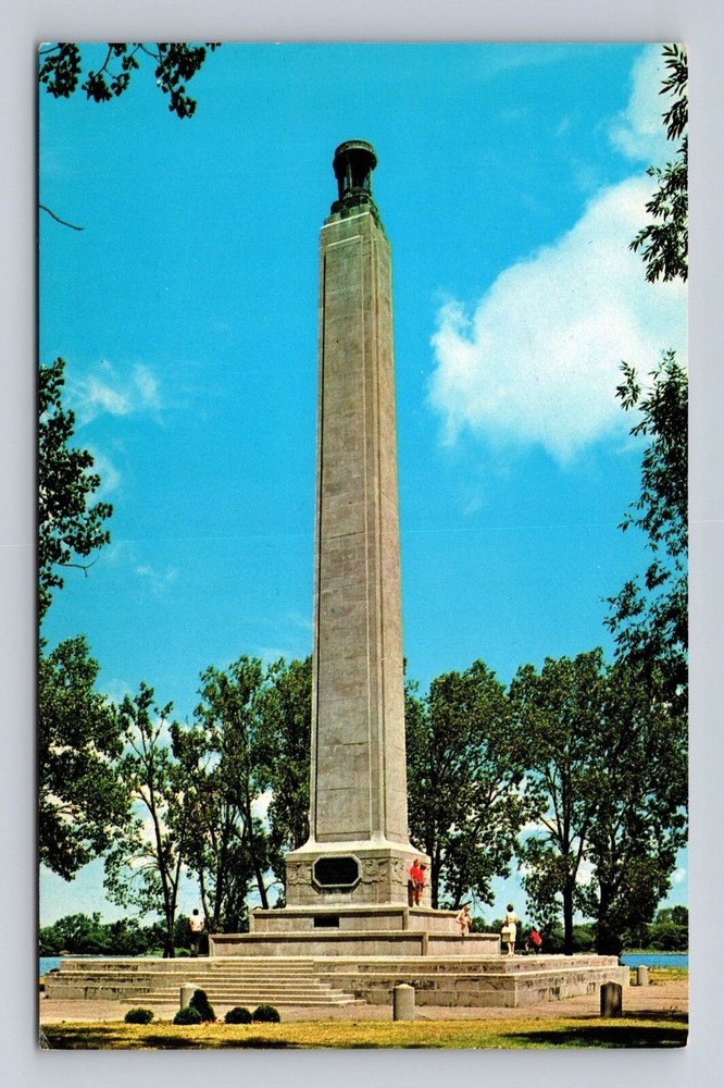Erie PA-Pennsylvania, Presque Isle State Park, Perry Monument, Vintage Postcard