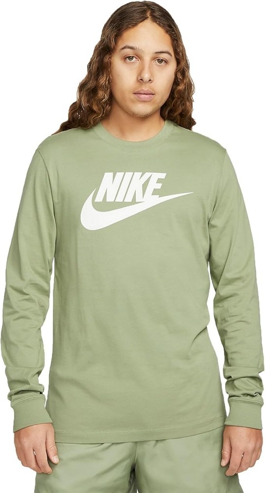 Nike Men's 100% Cotton T-Shirt, Green/White, Size M