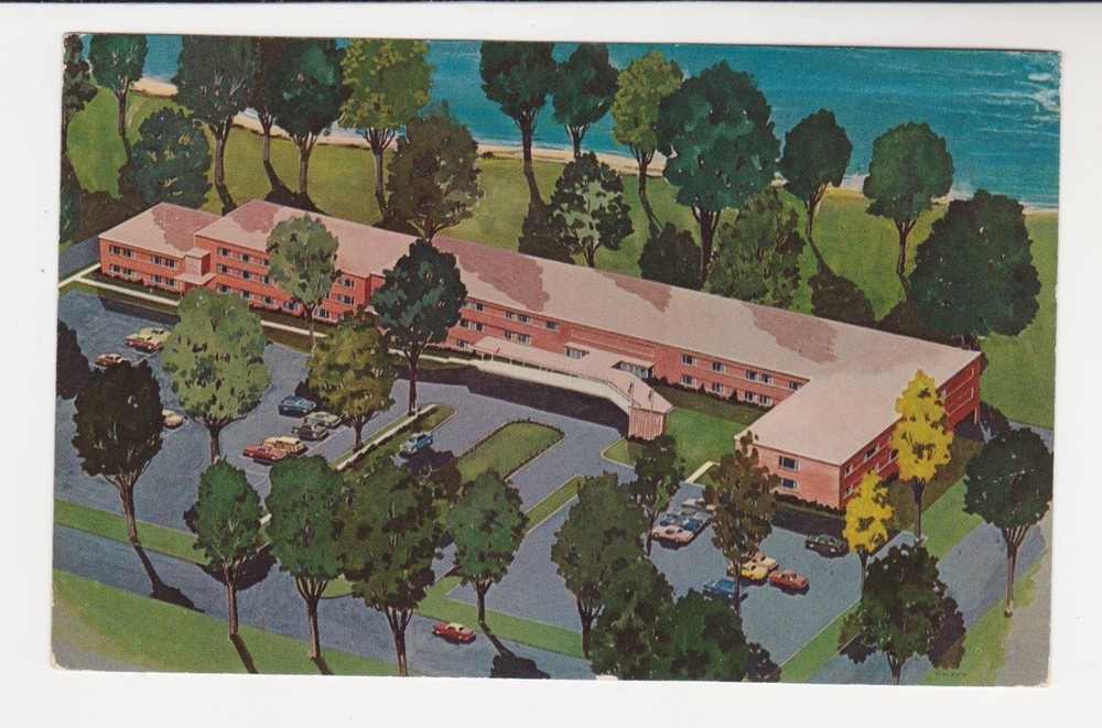 TREADWAY INN ON THE RIVER, NIAGARA FALLS, N.Y. – Demolished 2014 - 1959 Postcard