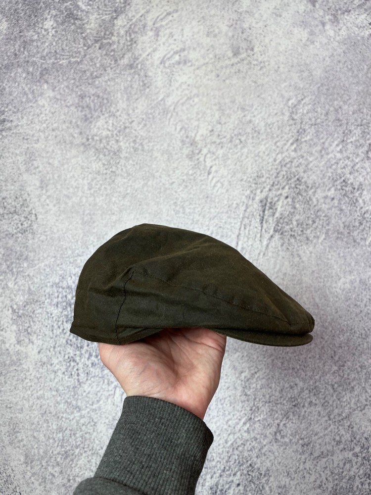 Vintage mens cap Barbour Wax size L