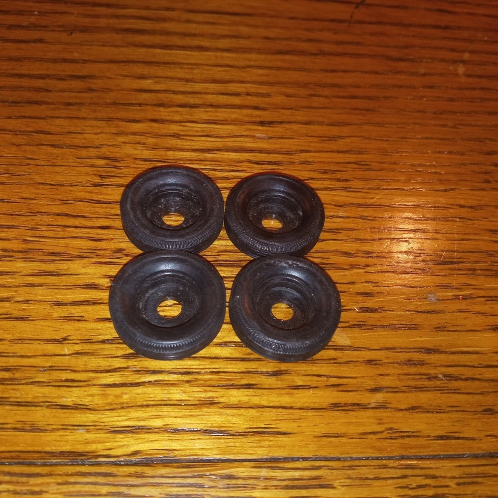 Vintage  Deep Center  Promo  Model Car Tires Blackwalls   1/25-  Amt/Smp/Johan