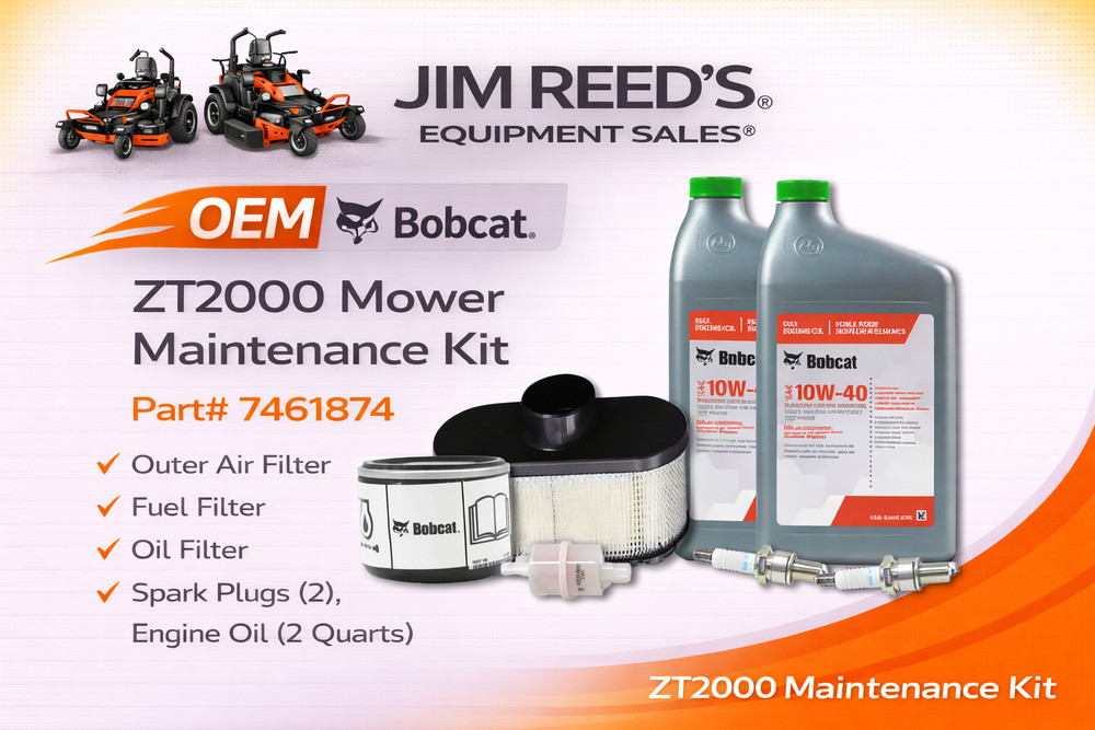 Bobcat 7461874 ZT2000 Mower Maintenance Kit Filters Oil Plugs OEM