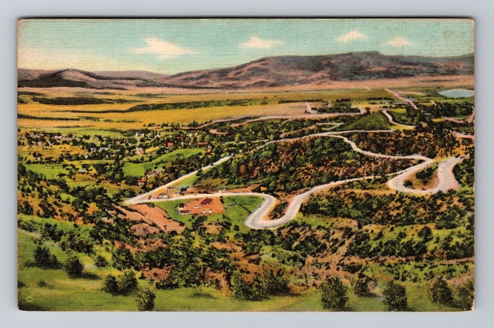 New Mexico NM Raton Pass Santa Fe Trail Vintage Postcard
