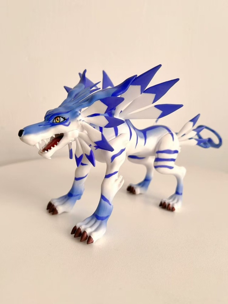Anime Digimon Garurumon Figure Toy PVC Collection Model Statue 12cm No Box