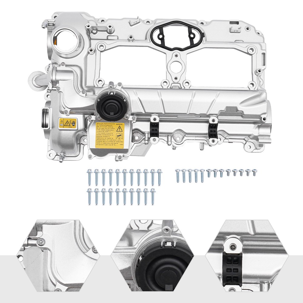 Aluminum Valve Cover Kit For 2012-2018 BMW N20 320i 328i 528i X3 X5 X1 Z4 2.0L