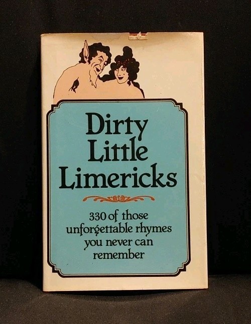 Dirty Little Limericks Rhymes Hardcover Vintage Book Avenel 1980 Edition