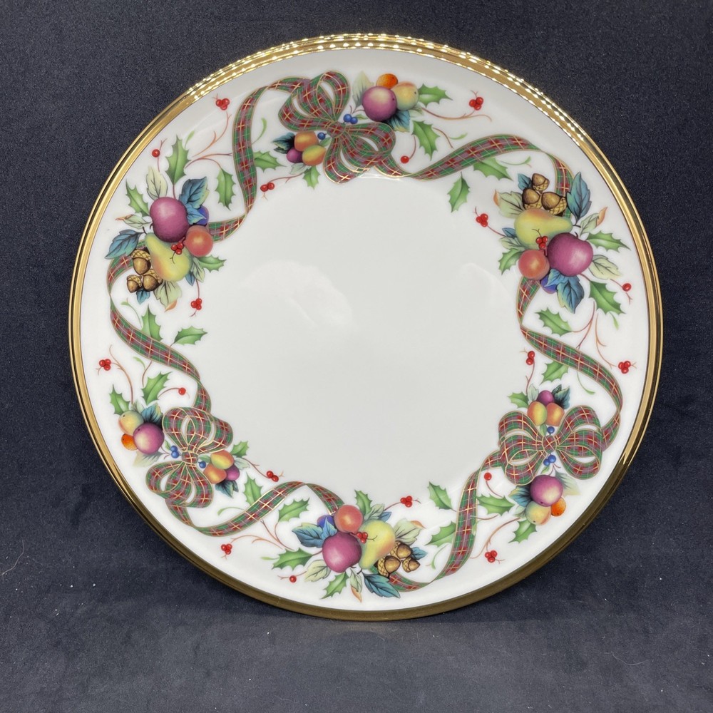Lenox Holiday Tartan Salad Plate