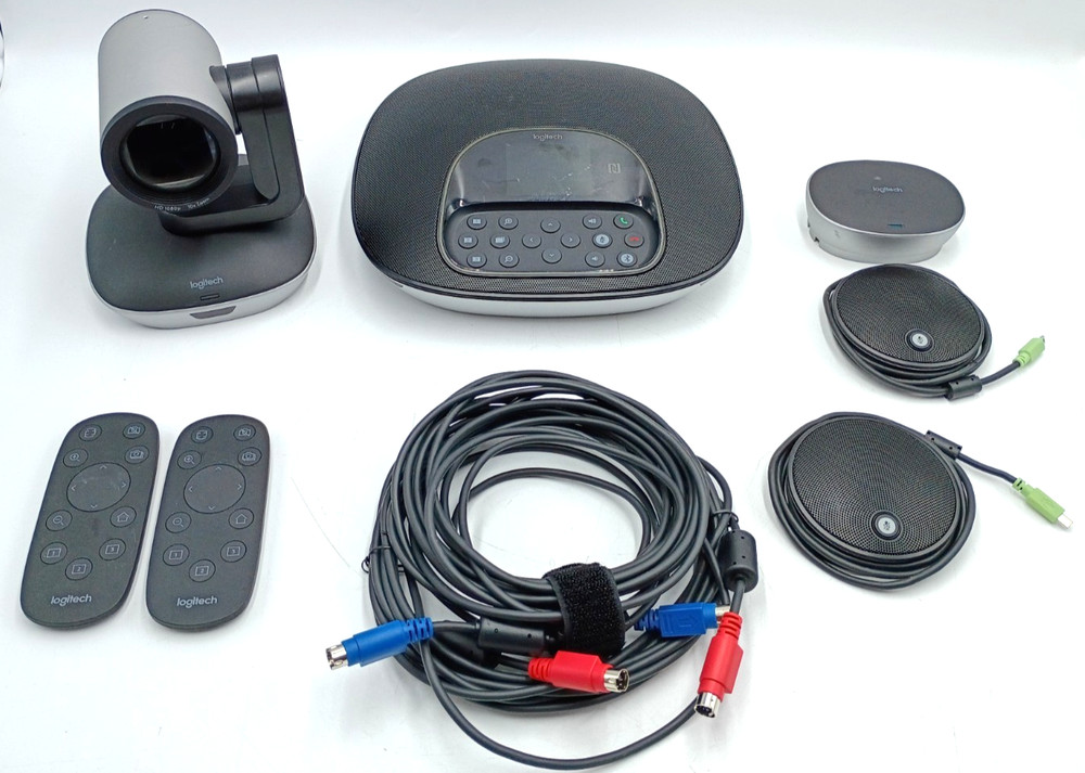 USED Logitech GROUP Video Conferencing System Duplex Speakerphone TESTED