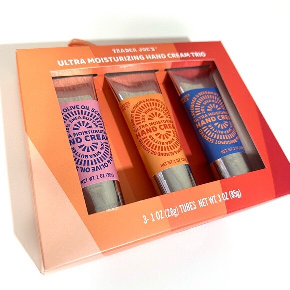 Trader Joe’s Ultra Moisturizing Hand Cream Trio 3-1 oz TUBES LIMITED EDITION E