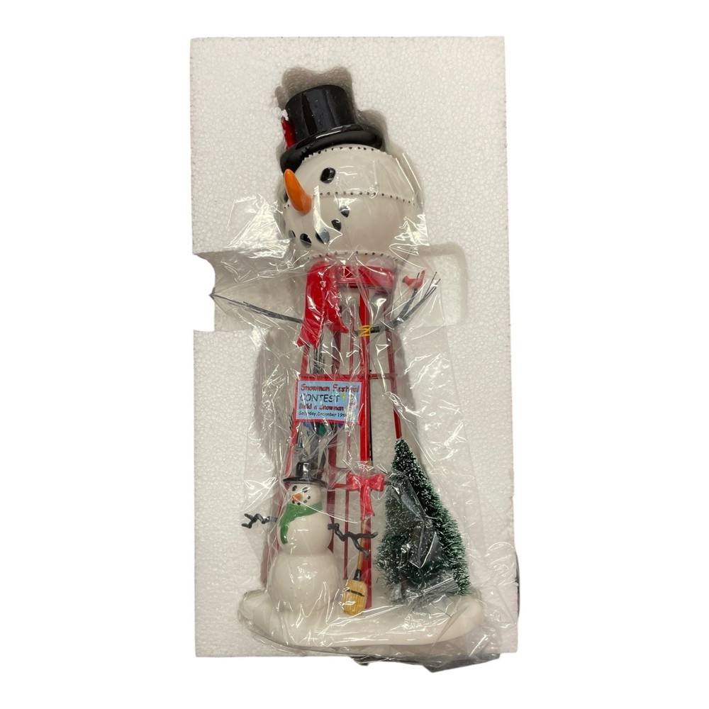 Department 56 Snowman Watertower Village Accessory