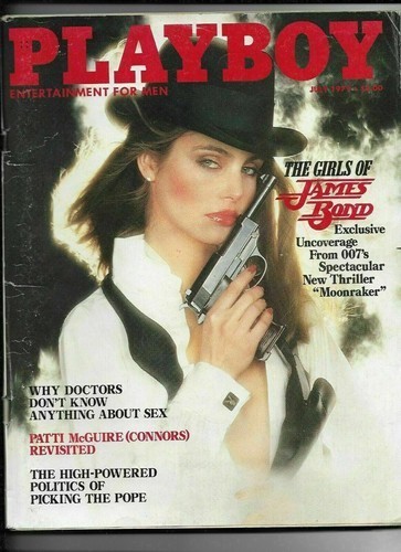 Playboy Magazine July 1979 The Girls Of James Bond Patti Mcguire Moonraker Vg+
