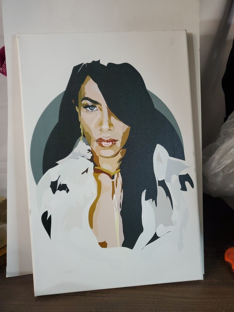 Aaliyah Portrait Canvas Art By ICANVAS 12