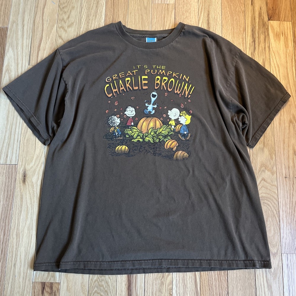 Vintage Peanuts It's the Great Pumpkin Charlie Brown T-Shirt Size XL Adult