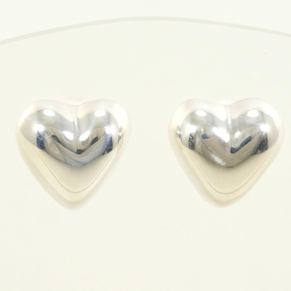 Tiffany Silver Earrings 2.6G Jewelry Pre-Owned