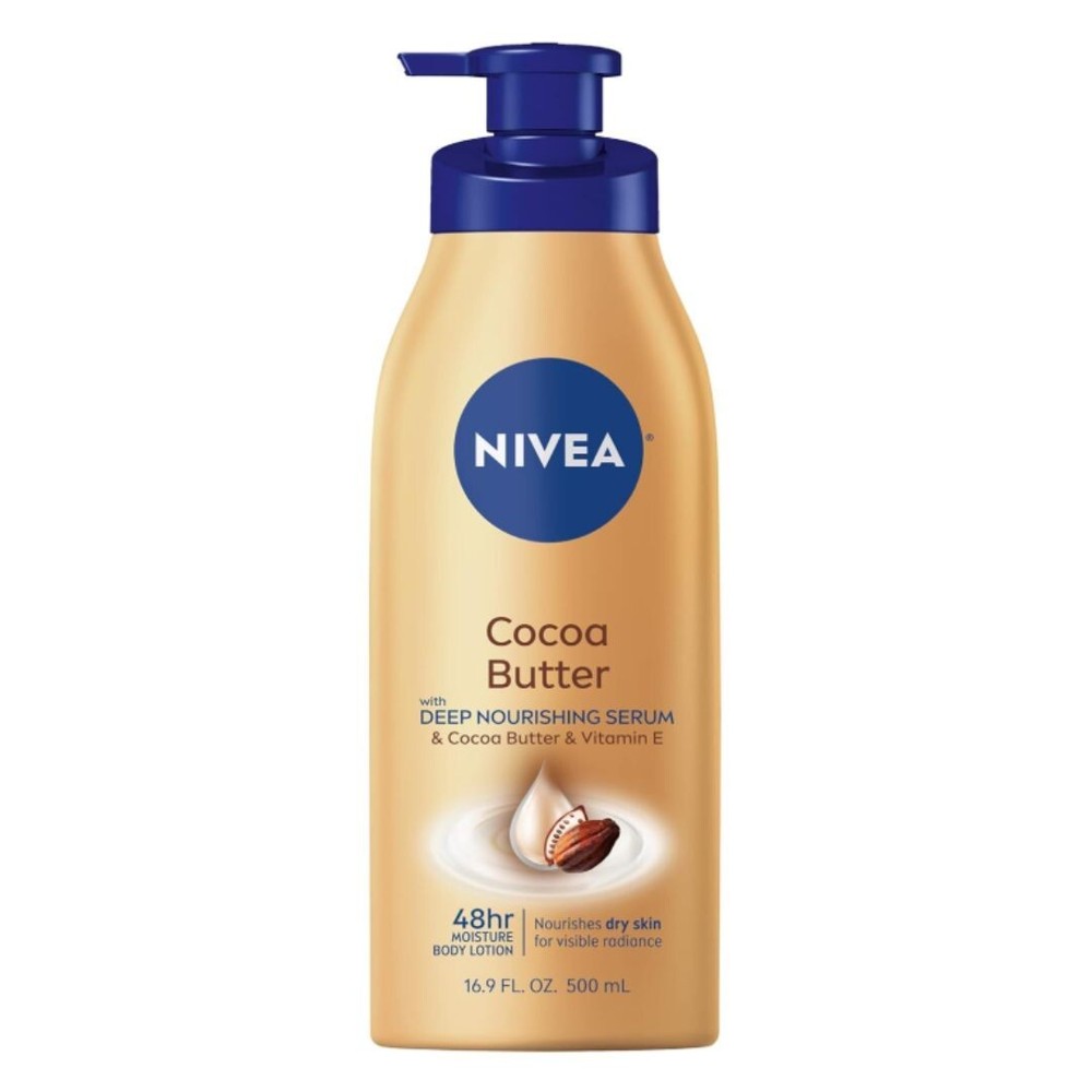 NIVEA Cocoa Butter Deep Nourishing Body Lotion with Serum for Soft Skin