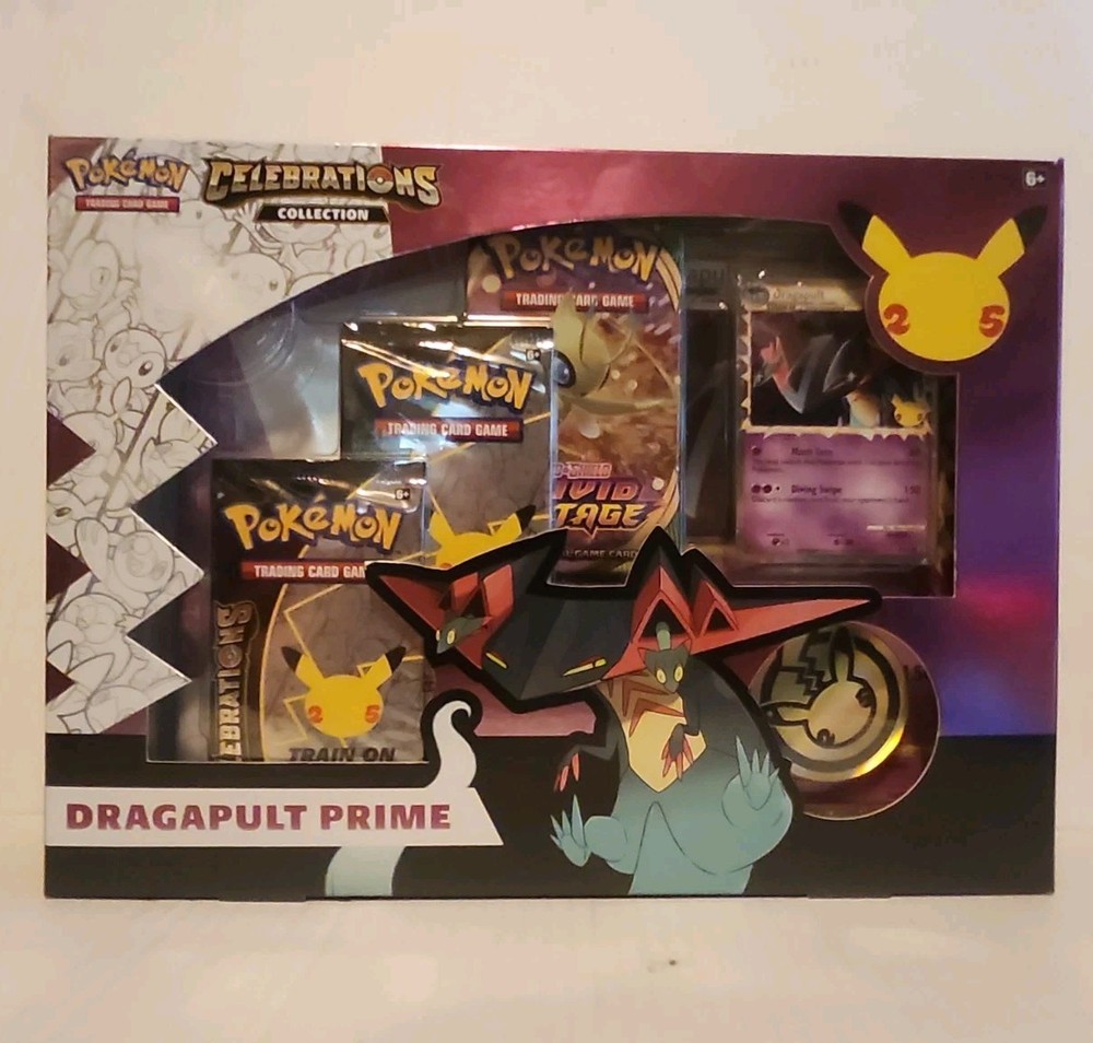 Pokémon TCG 🔥 Celebrations Collection 🐉Dragapult 🐉Prime Box New Sealed
