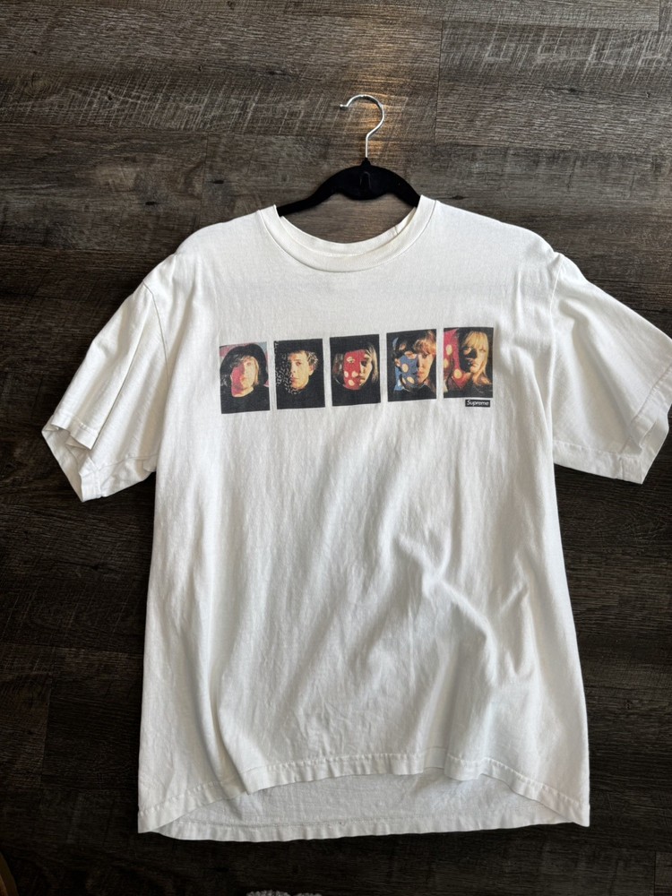 Vintage Supreme The Velvet Underground & Nico White Tee Size Medium