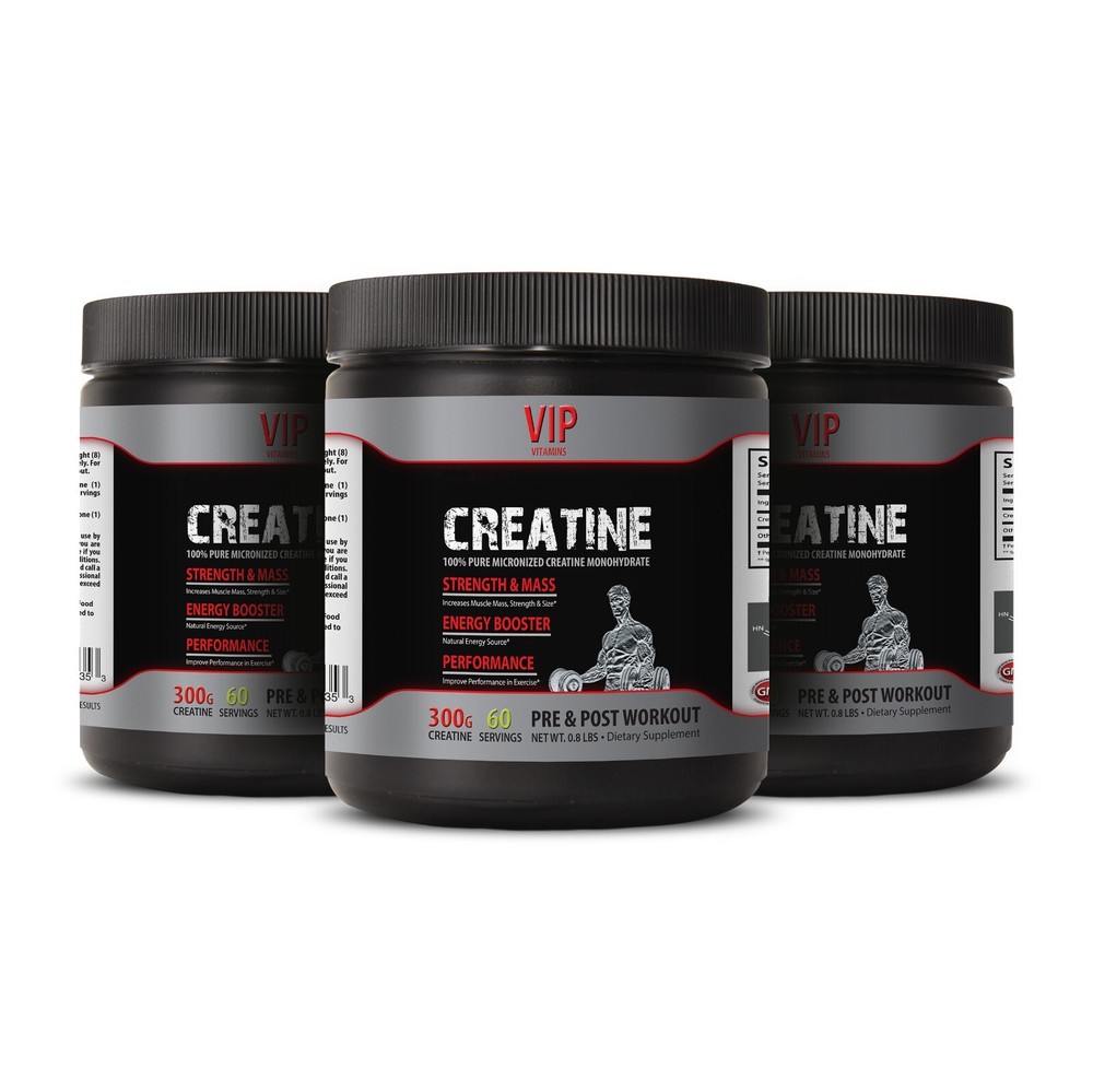 speed and strength - CREATINE 300G 100% Pure 3B - diet energy