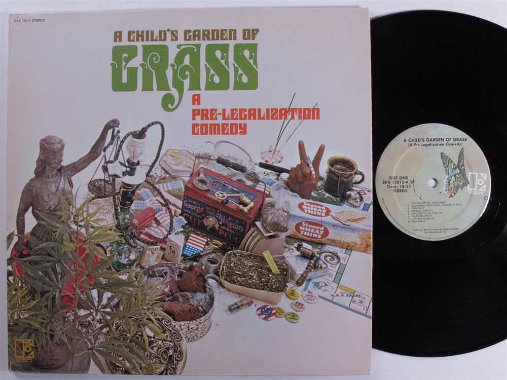 CHILD'S GARDEN OF GRASS Ron Jacobs ELEKTRA LP gatefold c