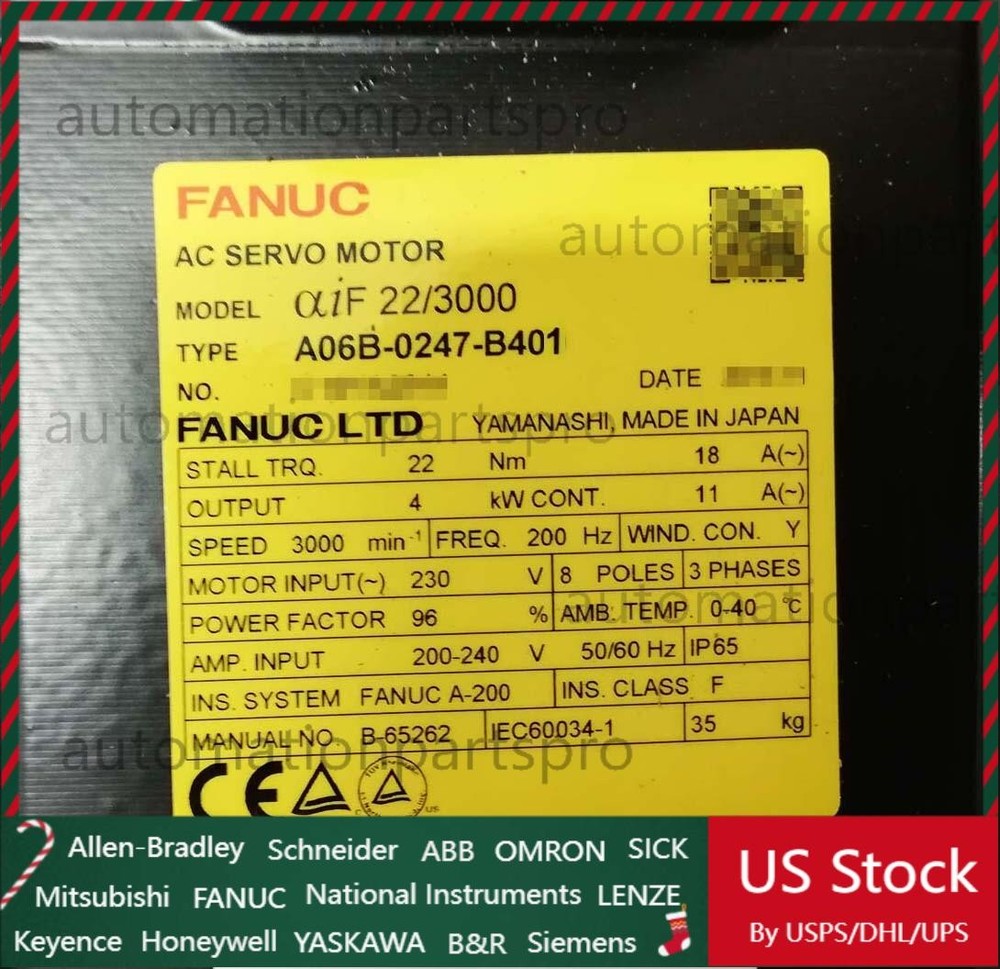 FANUC SERVO MOTOR A06B-0247-B401 Fast Shipping new
