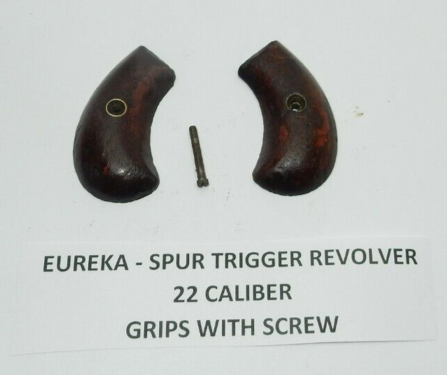 Eureka - Grips with Screw - From Spur Trigger 22 Cal Revolver