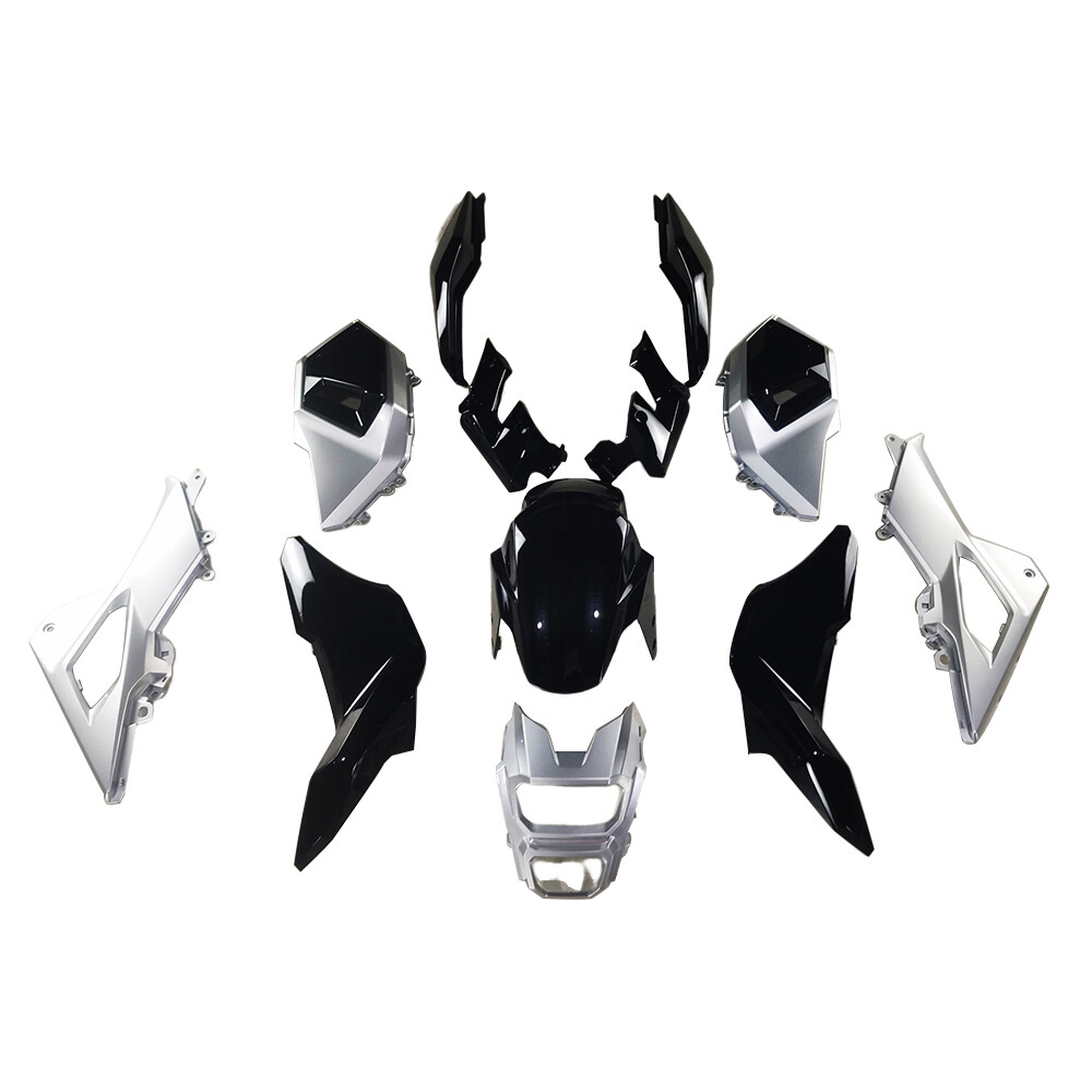Silver Fairing Kit for 2016-2020 Honda Grom MSX125 Injection Plastic Bodywork