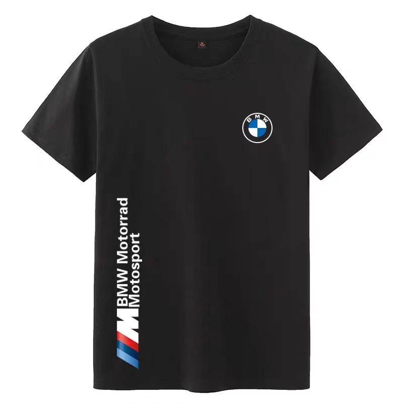 BMW Motorrad Motorsport T-Shirt Biker Racing Graphic Tee M Power Sport Bike Blac