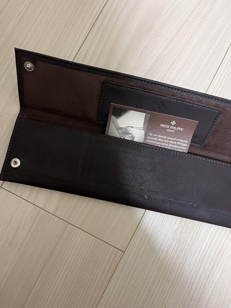 Patek Philippe Unused Brown Leather Watch Case