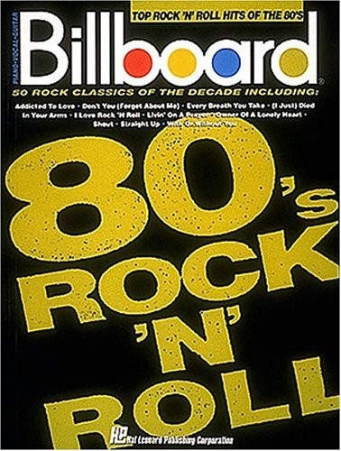 Billboard Top Rock 'n' Roll Hits Of The 80's (Piano-Vocal-G - ACCEPTABLE