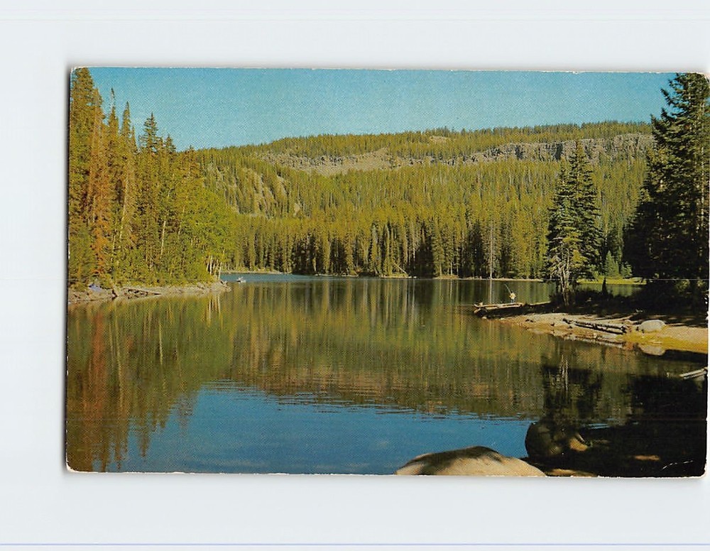 Postcard Mesa Lake Grand Mesa National Forest Western Colorado USA