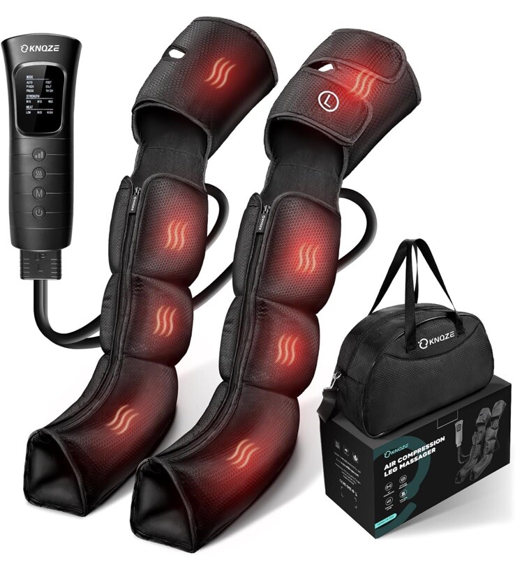 Knqze Air Compressor Leg Massager FE-7212 - Heat & Compression USED